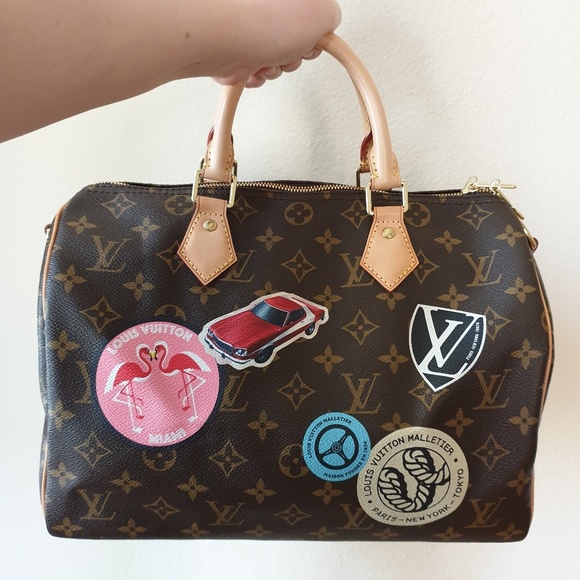 LOUIS VUITTON2016 Monogram World Tour Speedy Ban - Picture 2 of 6